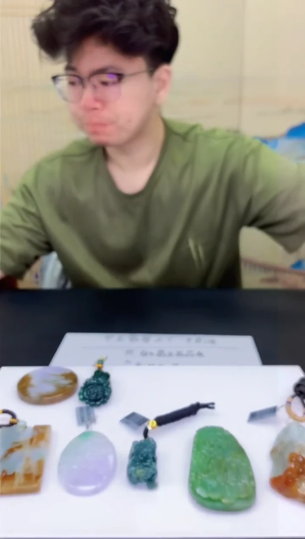 【闪购商品】定制翡翠未镶嵌4688ty-毛货挂件9