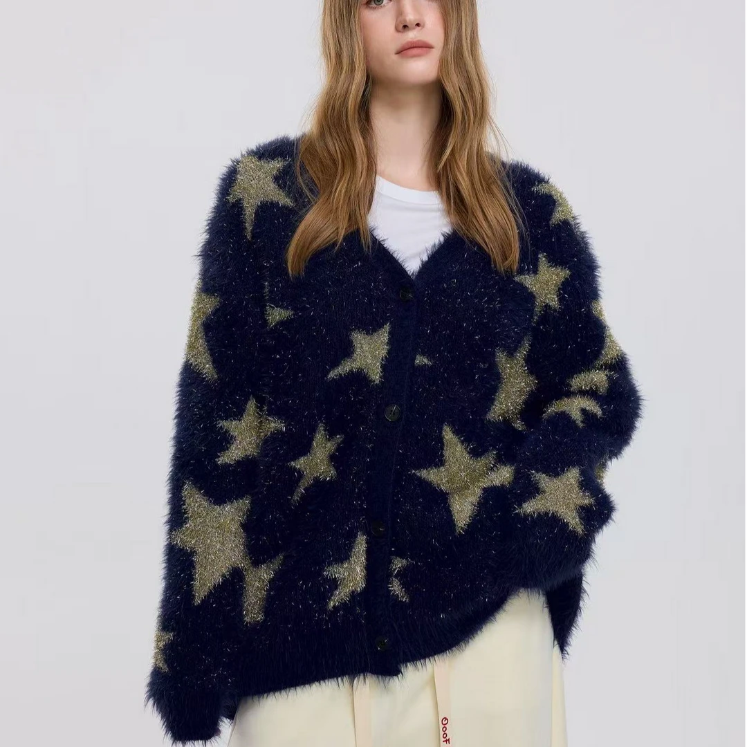 OooF！Time【主理人专属】星星毛衣