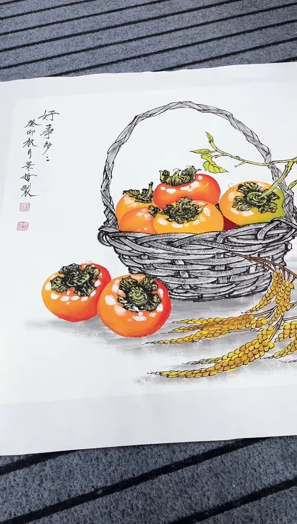 精品国画花鸟作品