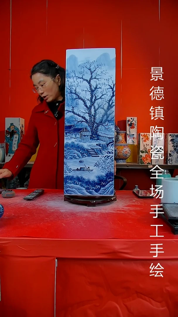摆件陶瓷景德镇陶瓷 全场手工手绘