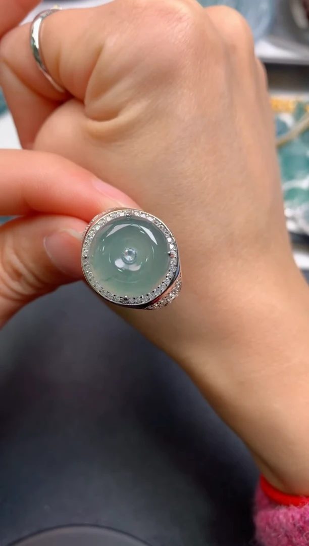 【闪购商品】翡翠颈饰银S925镶嵌YX378