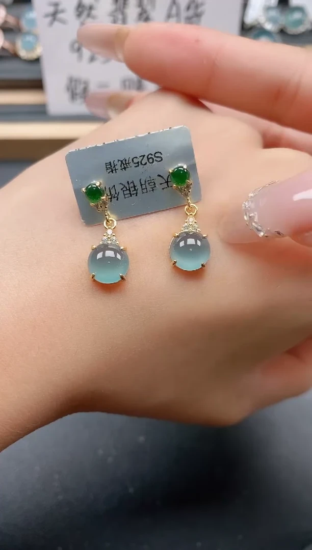 银S925镶嵌戒指翡翠11111