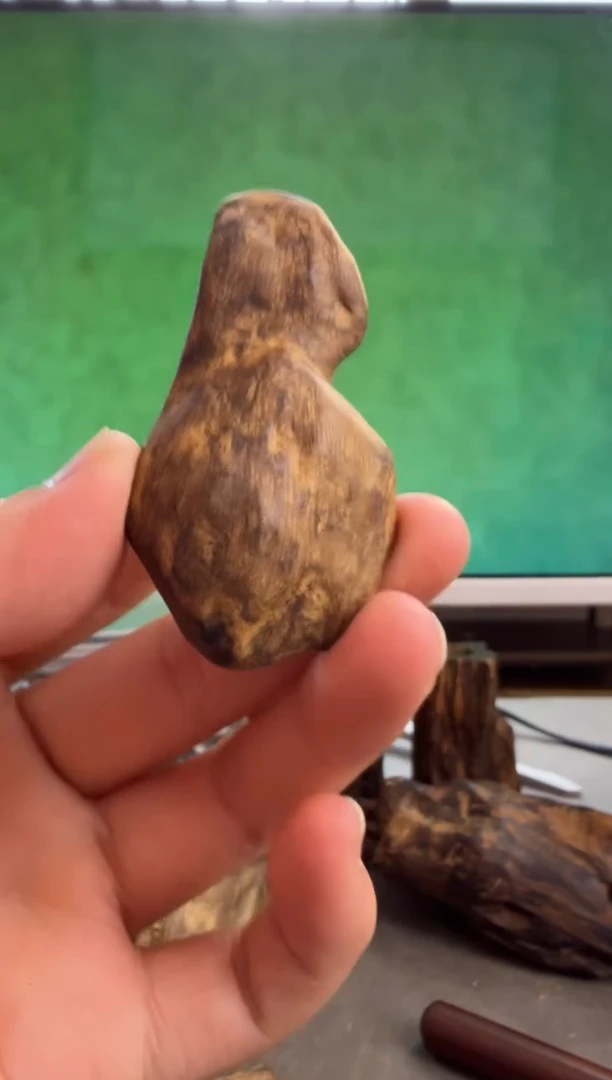 沉香手把件虎斑棋多样性发一