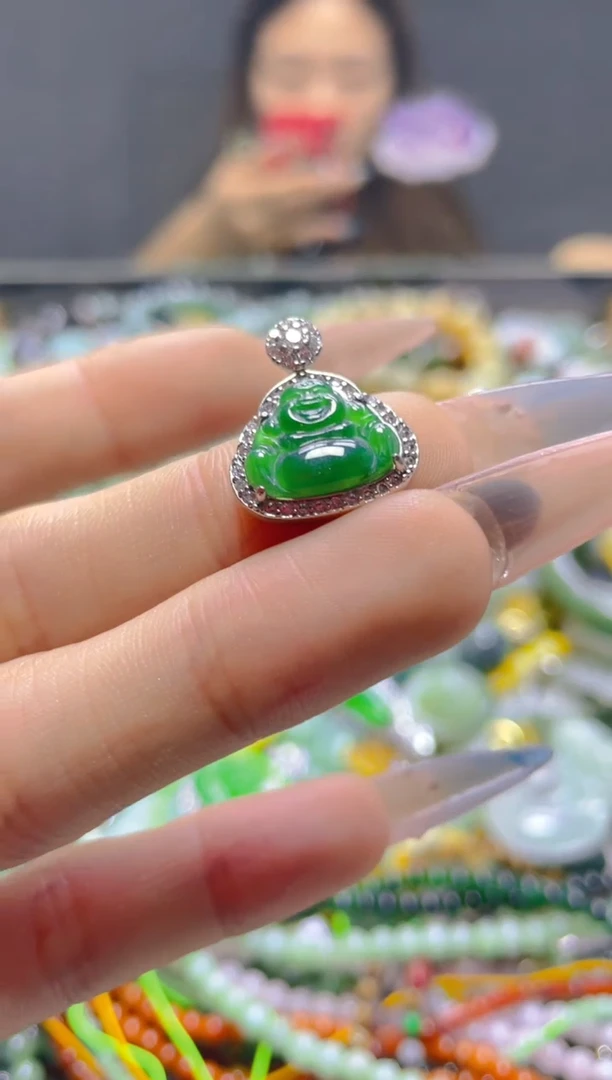 颈饰未镶嵌翡翠/X/翡翠A货，一件也是批发价