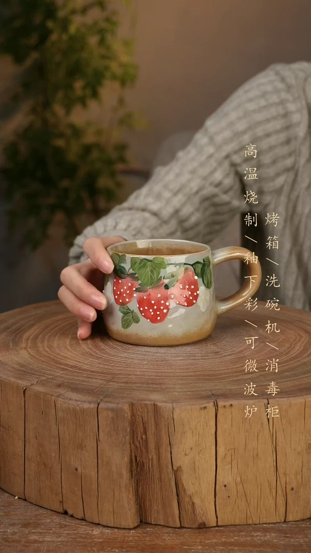 碗瓷景德镇手工手绘高温瓷釉下彩