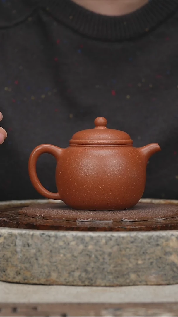 【闪购商品】紫砂茶壶宜兴原矿无添加降坡匏樽180cc