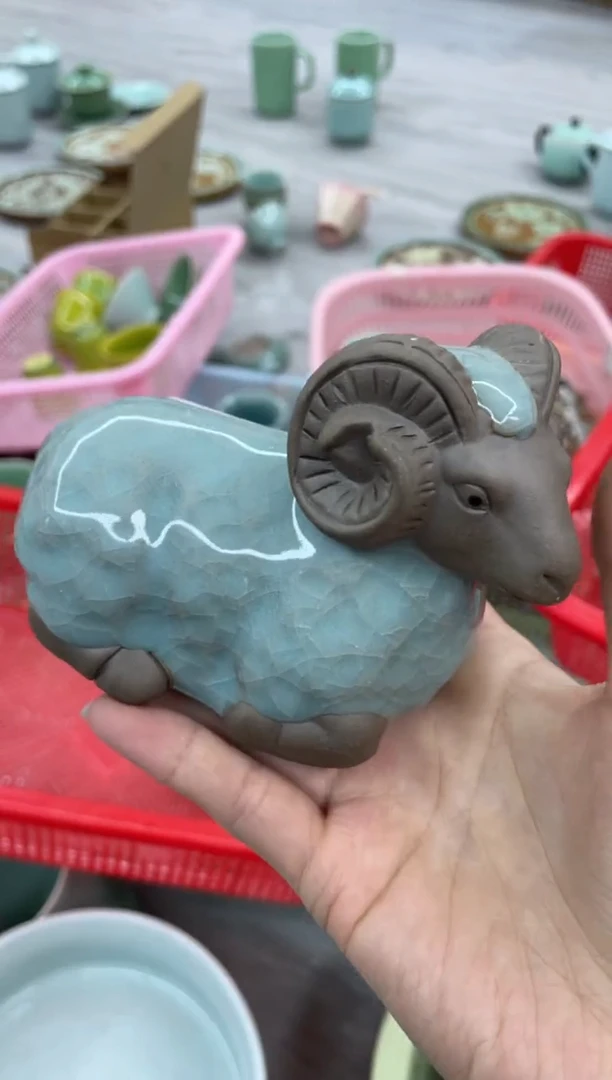 瓷特价福利 微瑕 慧仙青瓷