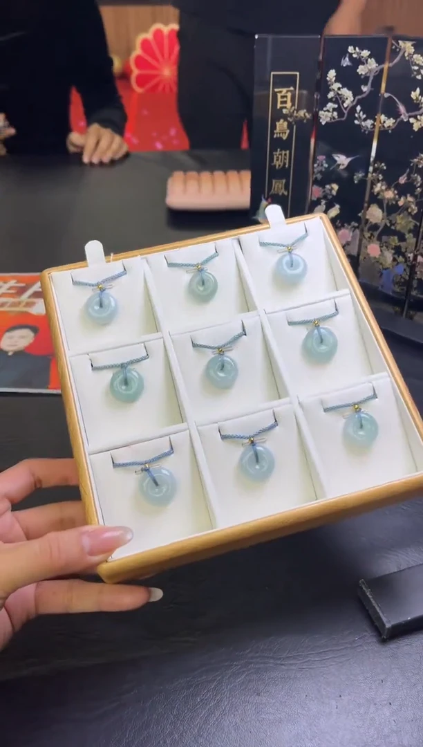 颈饰未镶嵌翡翠B232多样性发一件/配绳子