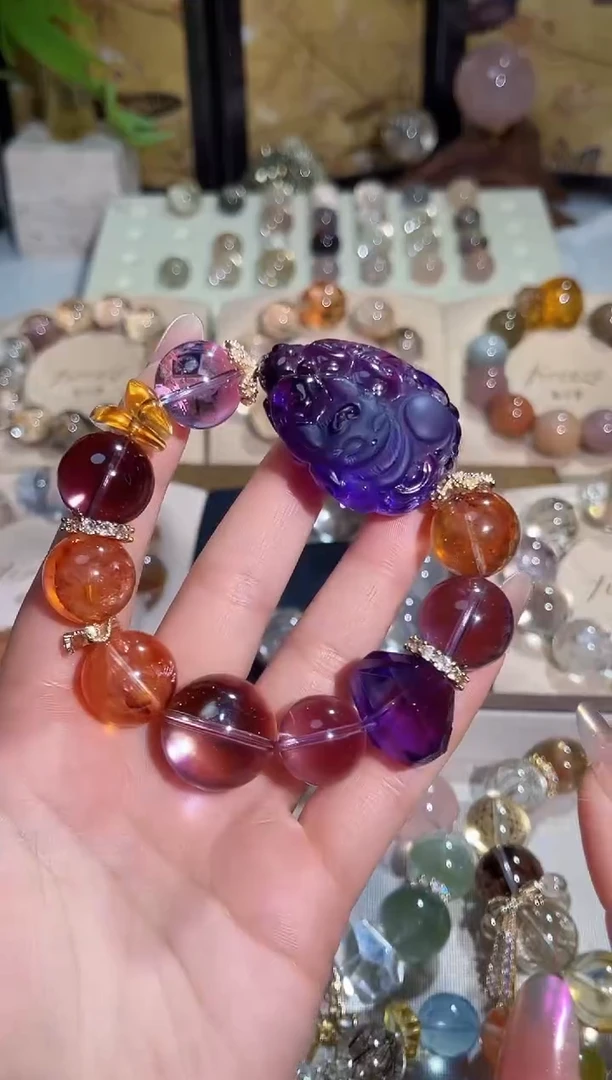 水晶摆件未镶嵌原创diy设计