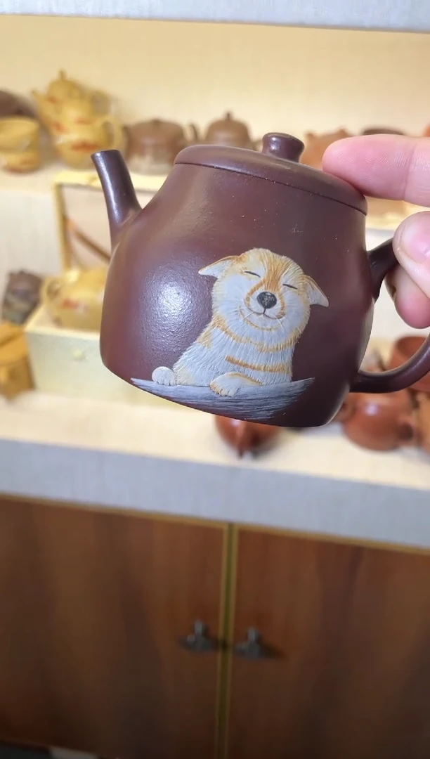 【闪购商品】紫砂茶壶紫泥狗狗壶
