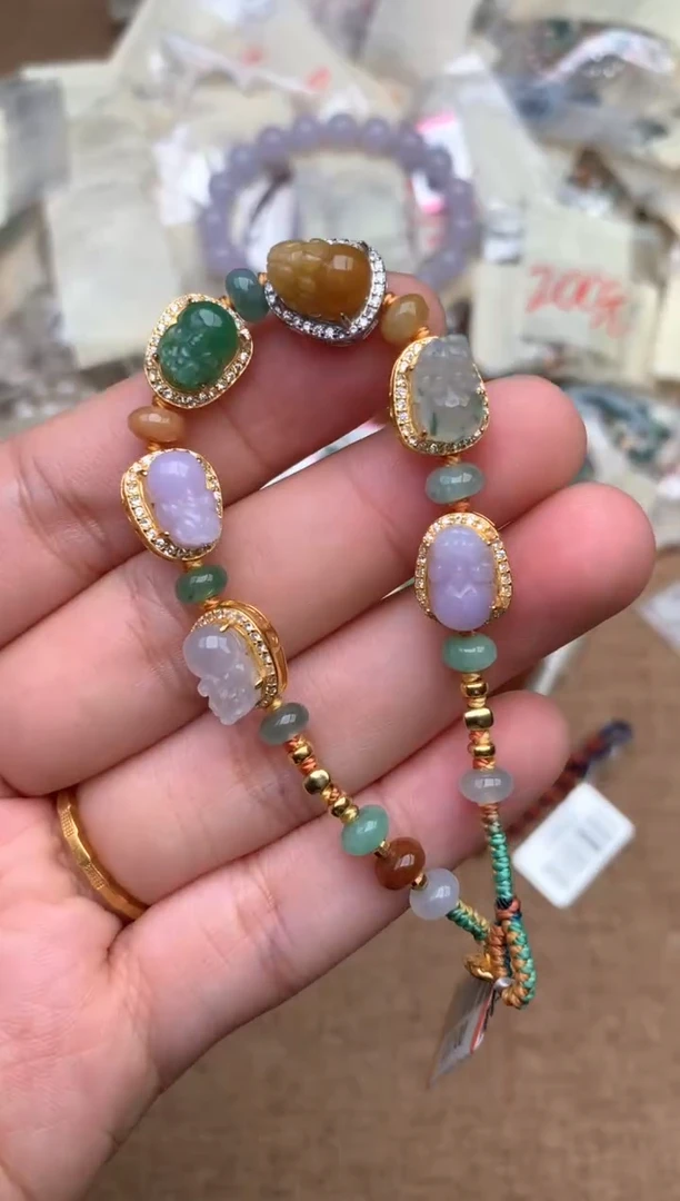 银S925镶嵌挂件翡翠一