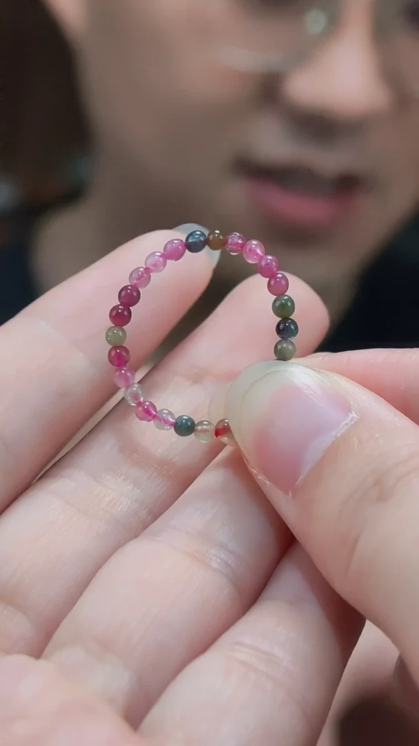 戒圈未镶嵌碧玺碧玺戒圈DN