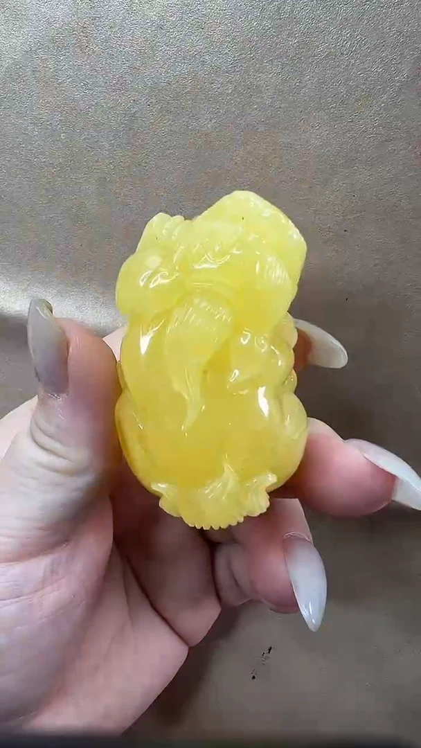 琥珀颈饰未镶嵌吊坠