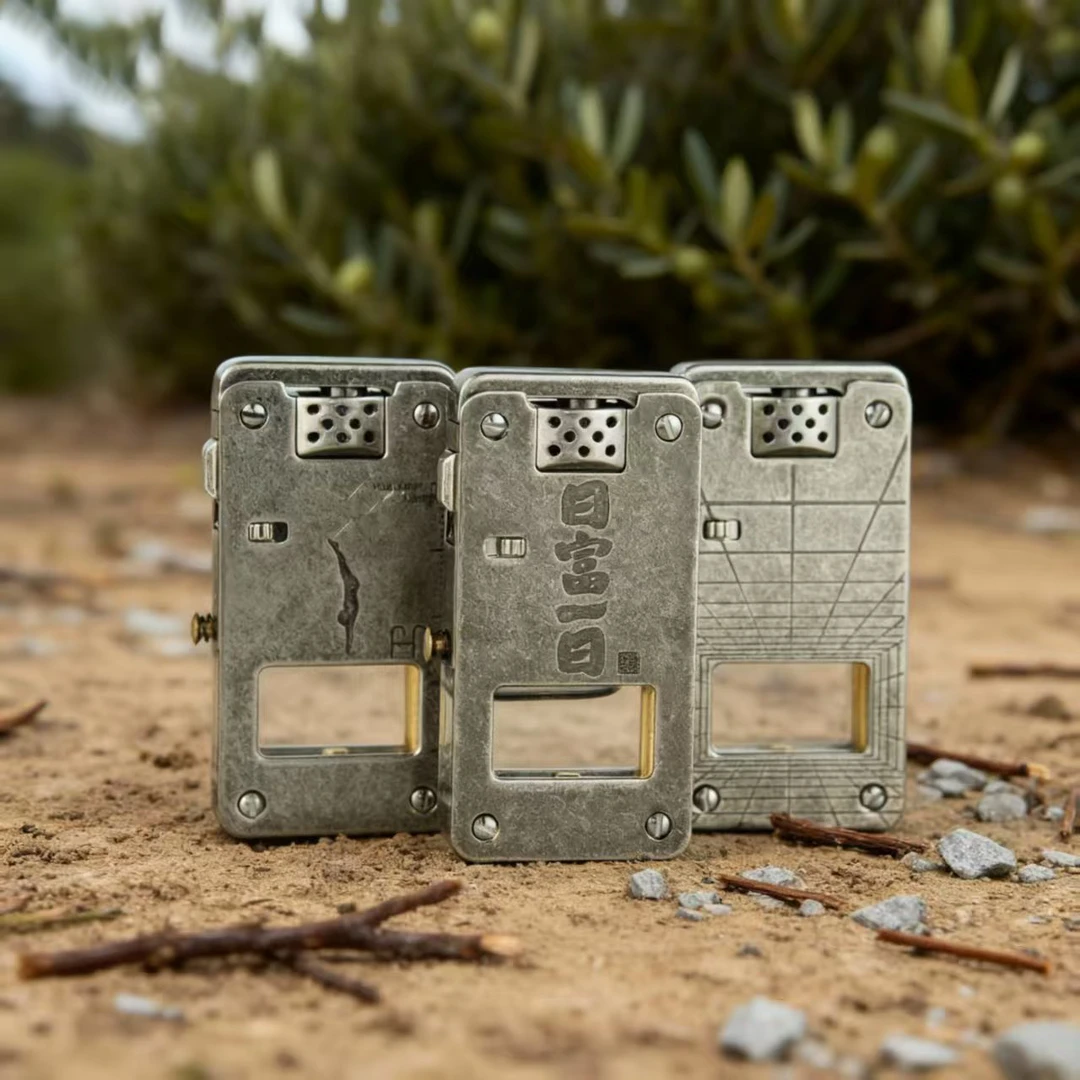 首领轻奢煤油打火机透明油仓自动点火二代龙舌打火机高颜值送男友