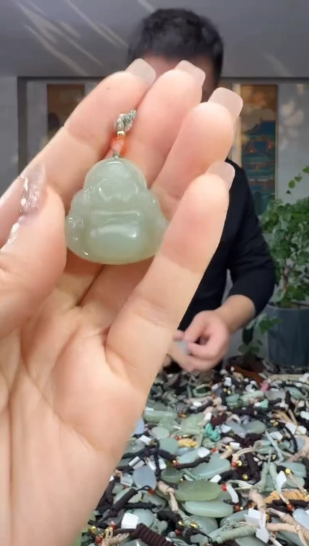 颈饰未镶嵌和田玉拍一发一多样性发货