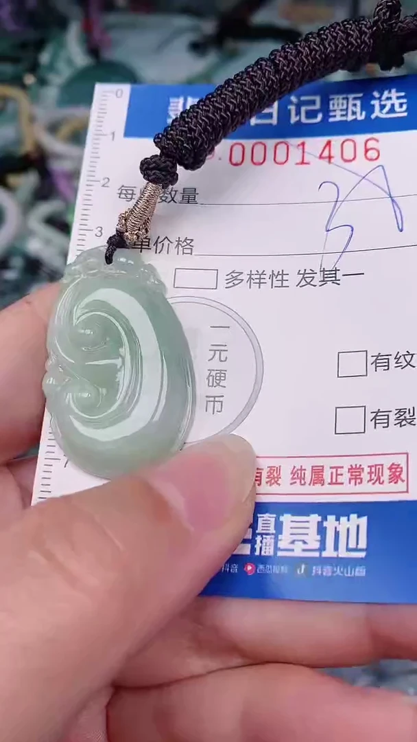 【闪购商品】翡翠颈饰未镶嵌00001406
