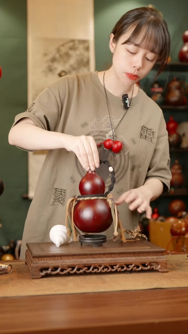 31号精品天然大漆酒葫芦一物一拍~
