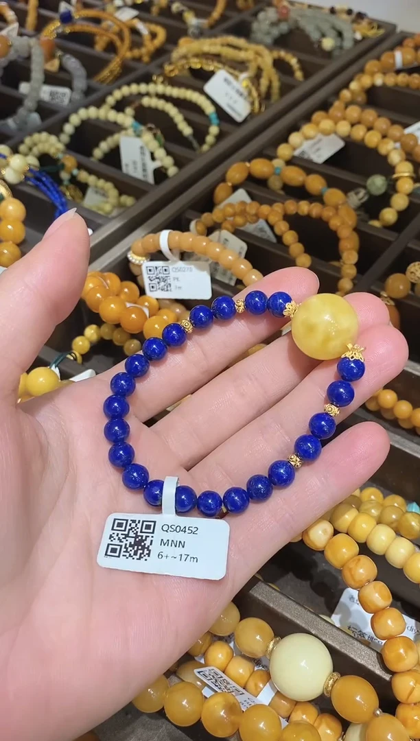 蜜蜡颈饰未镶嵌QS0452