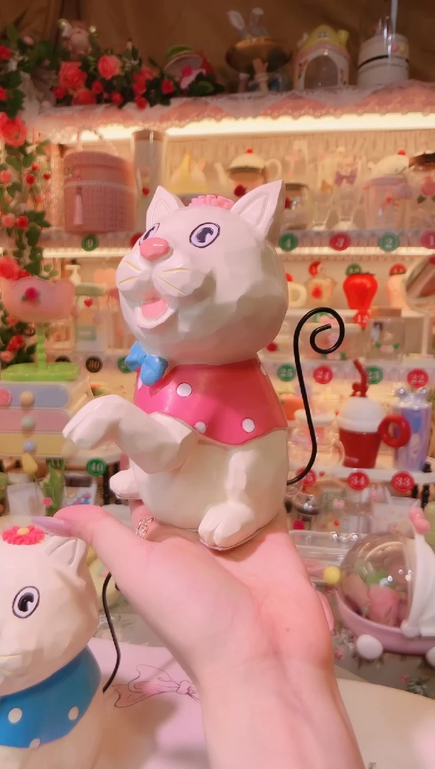 其他开播福利数量不多，快抢！猫咪摆件粉色
