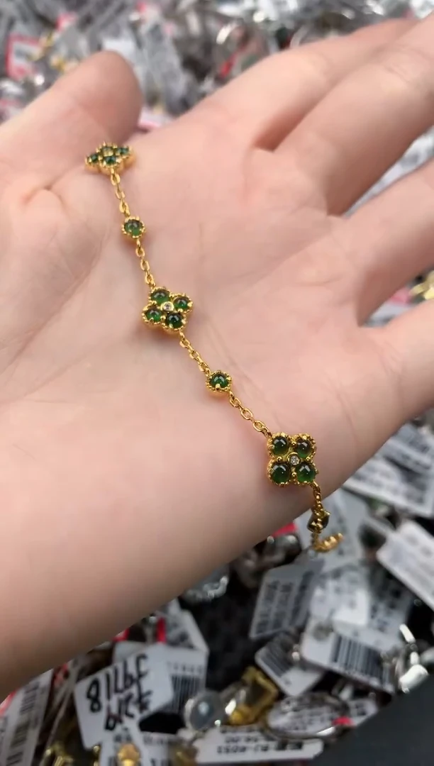 银S925镶嵌戒指翡翠555-----6