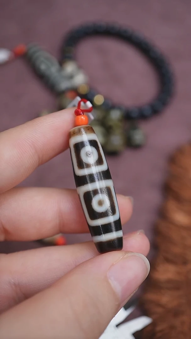 未镶嵌颈饰玛瑙/玉髓爱***✔蚀花玛瑙珠定制编绳