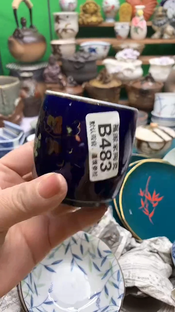 【闪购商品】盖碗海外回流瓷器