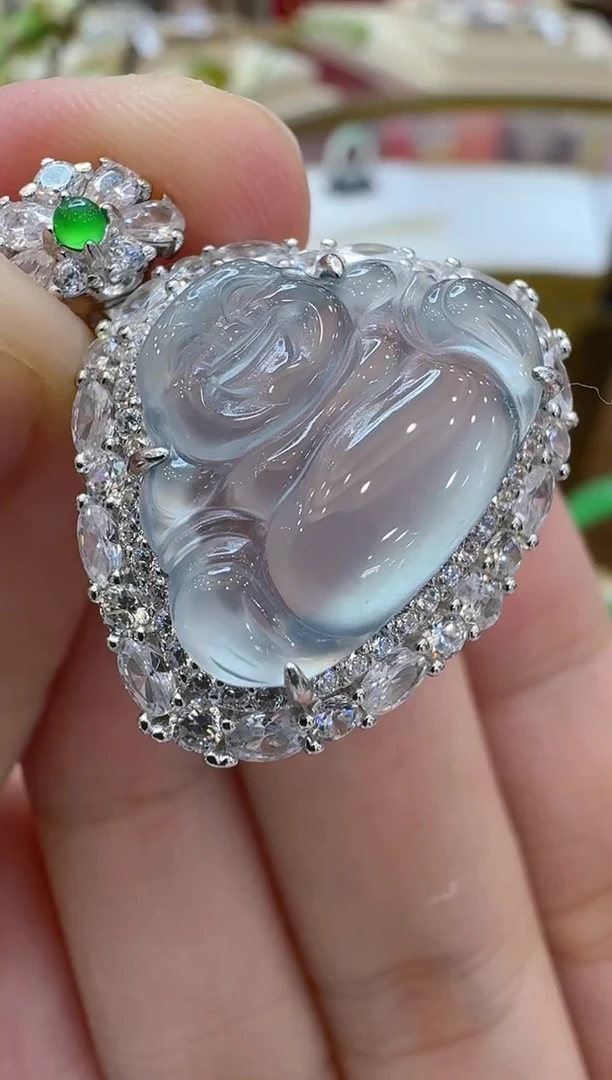 【闪购商品】翡翠吊坠(不含链)银S925镶嵌多样性团购发一件