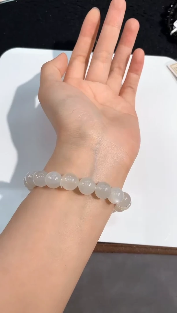 【闪购商品】月光石手链未镶嵌60号月光石单圈11mm