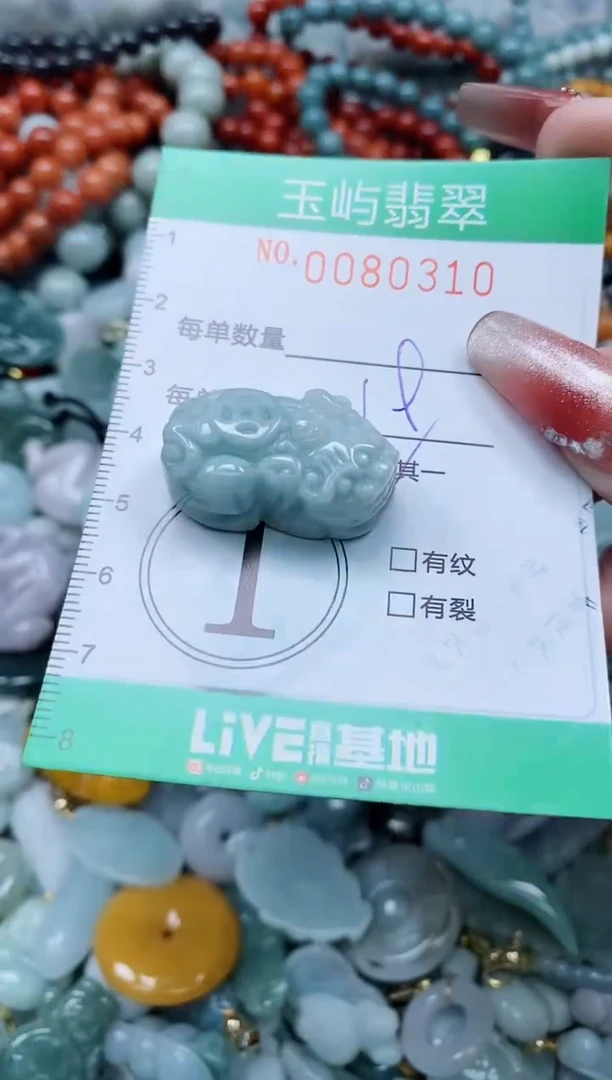 【闪购商品】翡翠颈饰未镶嵌闪购0080310多样性发其一