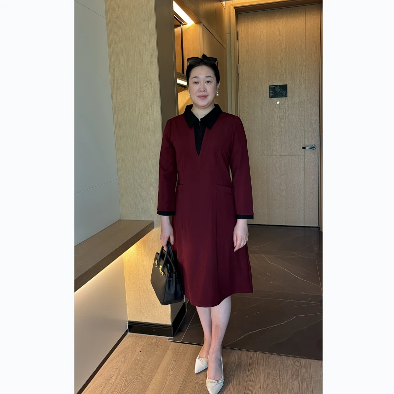 中年妈妈秋装连衣裙洋气中式改良旗袍新款中老年女春季国风裙子