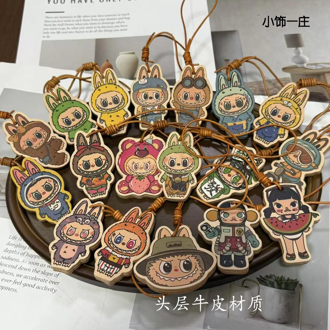 头层牛皮包包挂件可爱布布系列真皮加厚背包小挂件