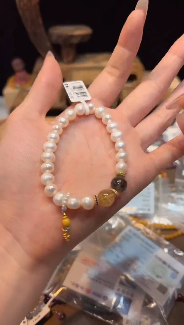 淡水珍珠手链未镶嵌手饰@@C2475