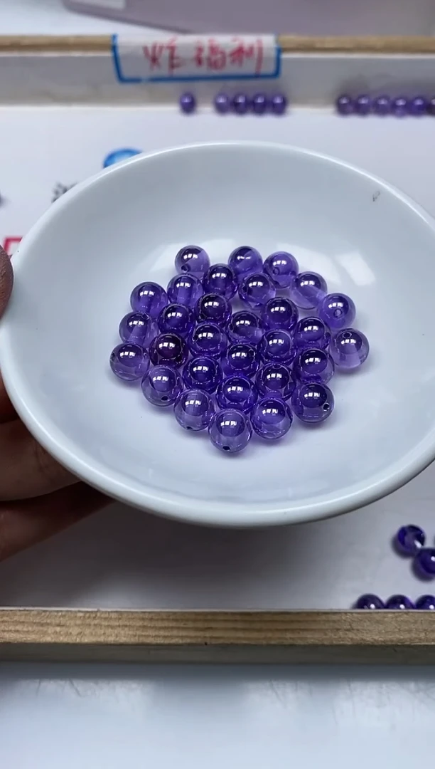 【闪购商品】锆石散珠未镶嵌B2066 深紫锆石8mm5个15元