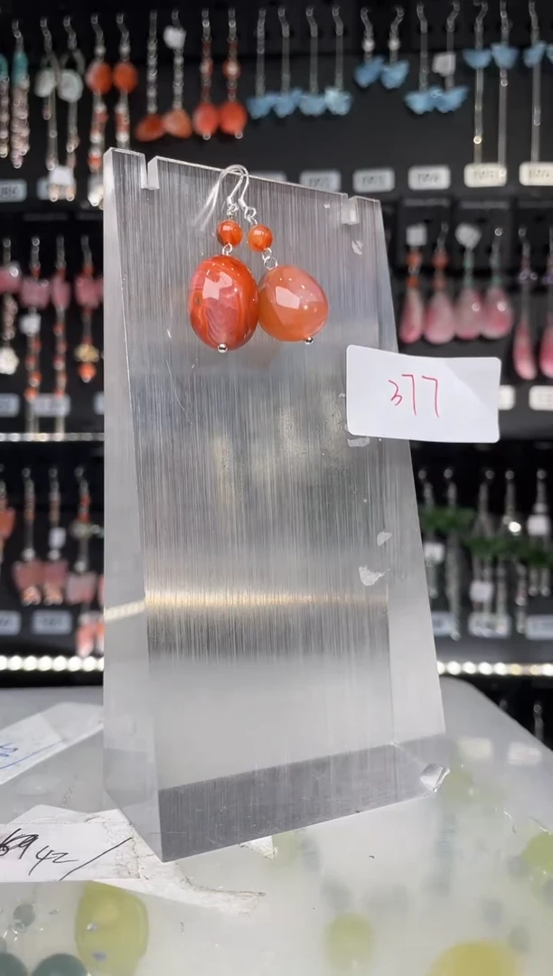 【闪购商品】紫晶耳饰银S925镶嵌喜欢拍