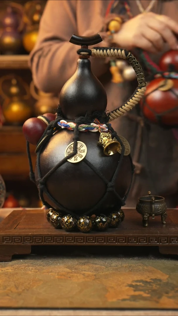 347大漆一物一拍记葫堂出品【不带手串】