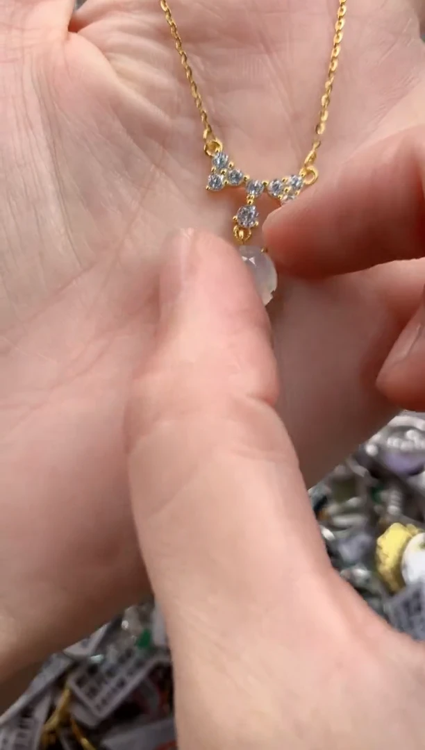 银S925镶嵌戒指翡翠666---10