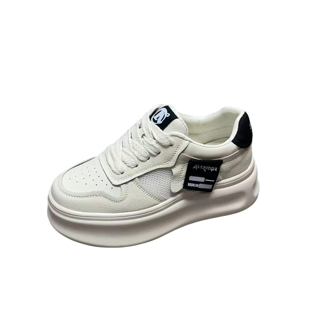 豪 二楼  1034 8881-1 真皮厚底小板鞋