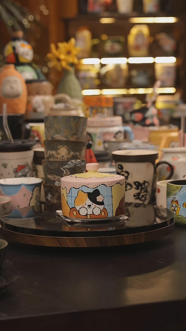 景德镇釉下彩绘设计师款式陶瓷