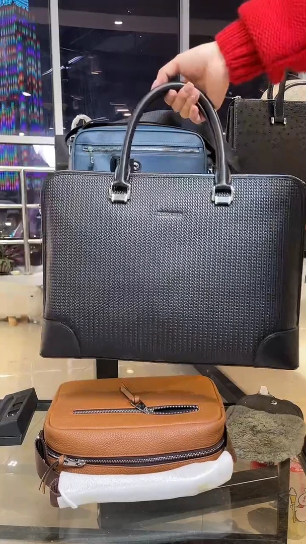 牛皮（革）韩爵绅士包包皮具218