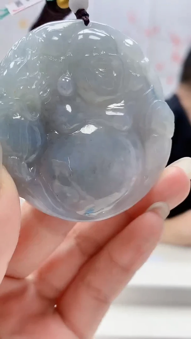 定制翡翠未镶嵌5124lr- 毛货挂件213