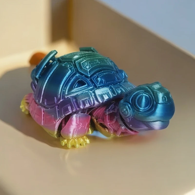 3D打印机械乌龟活关节10厘米43克