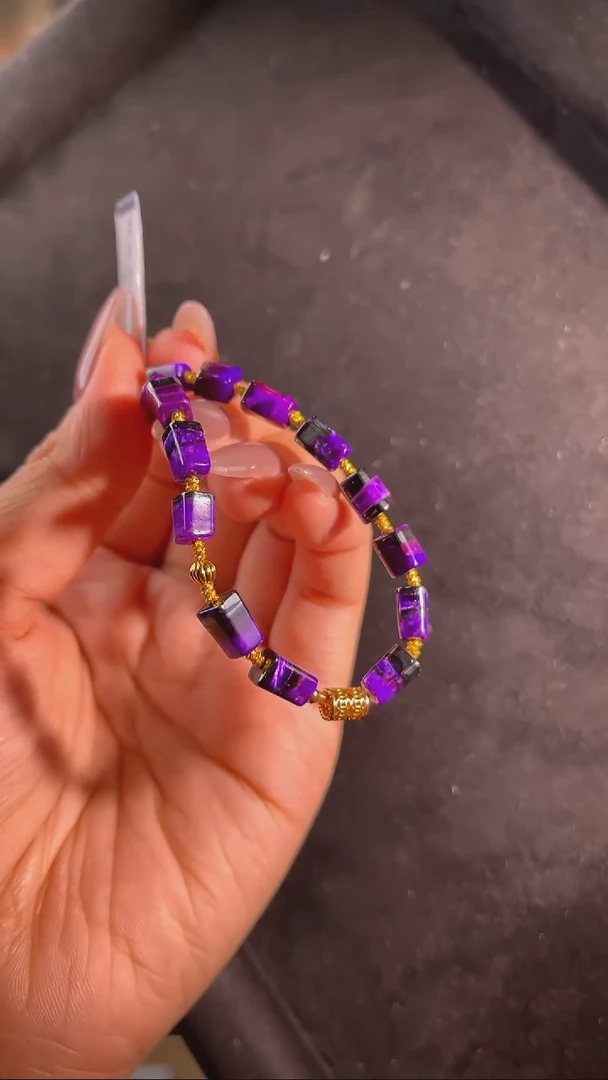 苏纪石（舒俱来）未镶嵌手链K金南非舒俱来老矿