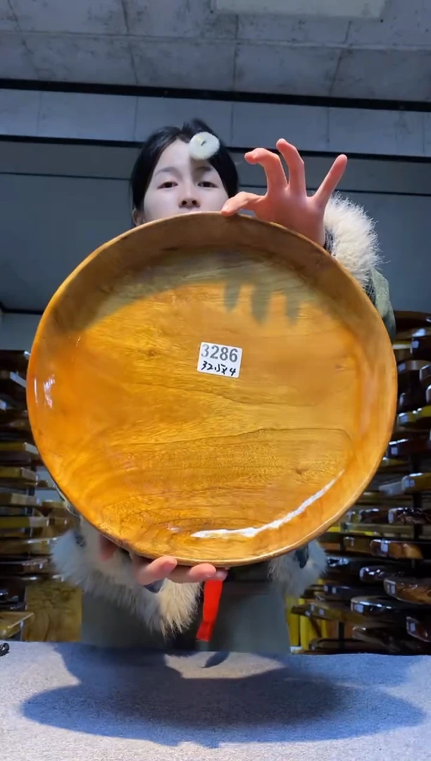 实木原木茶盘 一物一拍(不含配件）