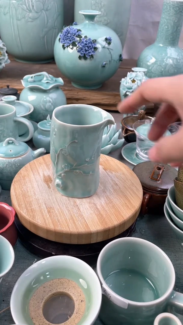 【闪购商品】特价 微瑕 慧仙青瓷