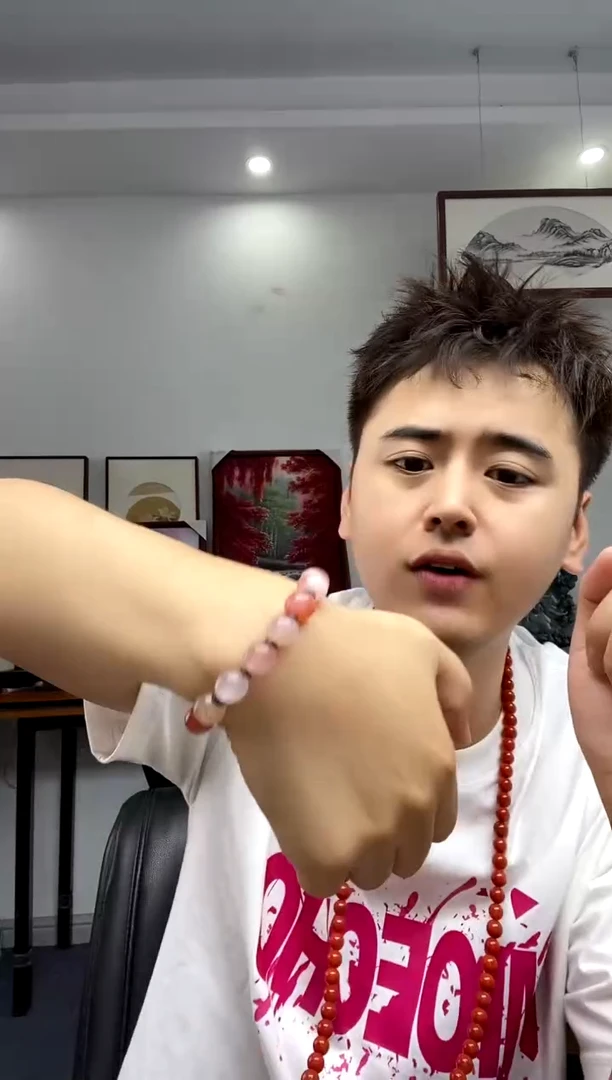 玛瑙/玉髓颈饰未镶嵌南红玛瑙手串
