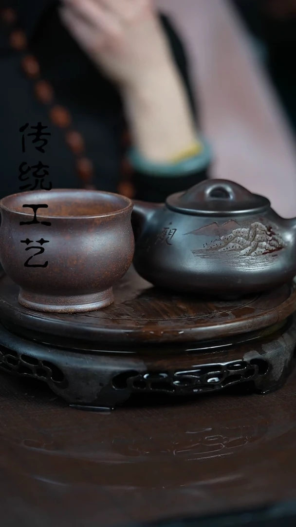 【闪购商品】紫砂茶壶原矿全手8+杯子