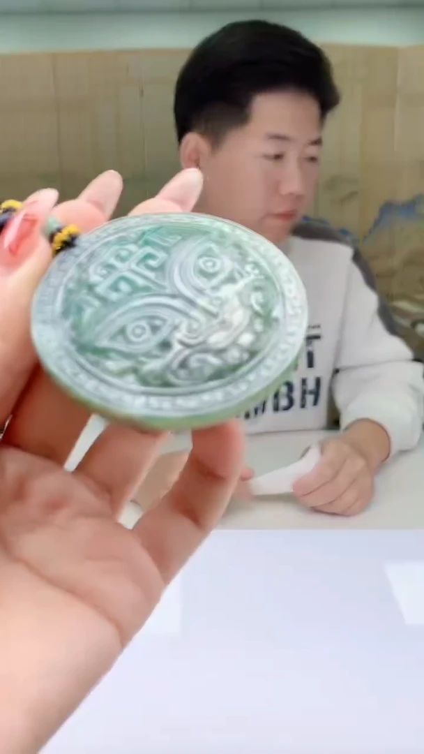 【闪购商品】定制翡翠未镶嵌4917ty-毛货挂件17