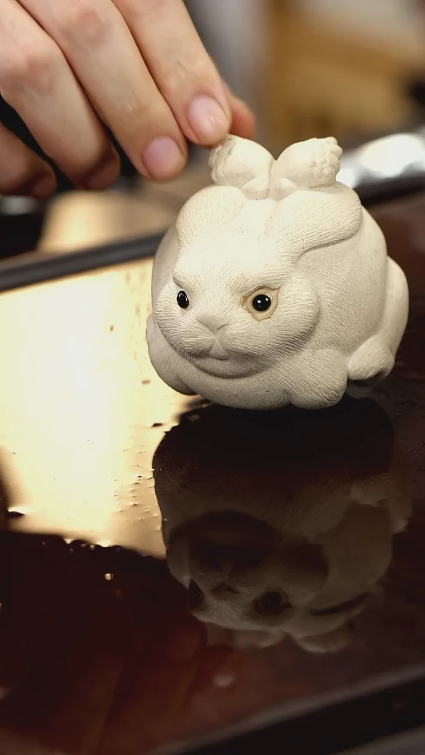 紫砂茶宠紫砂兔子