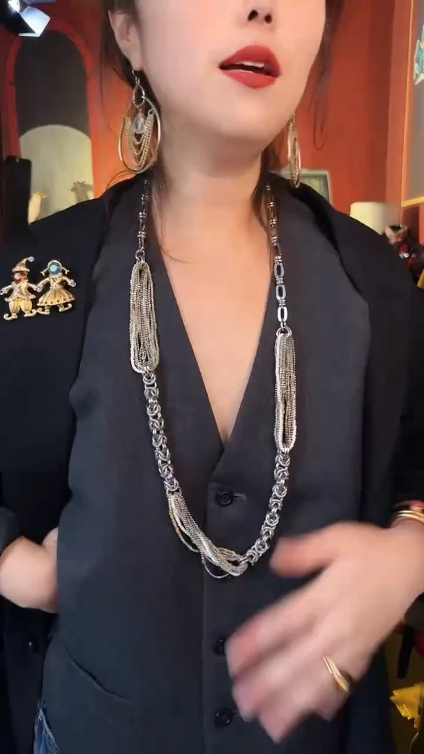 合金无合金无孤品不折腾系列银色酷酷项链