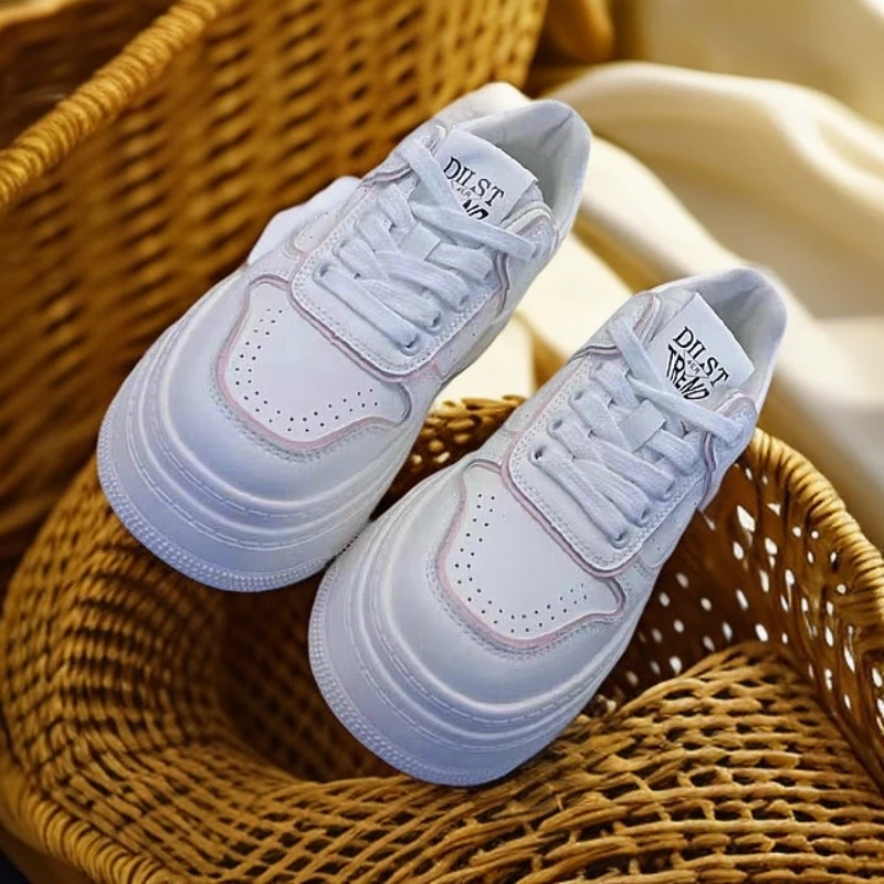 【鞋匠】厚底休闲板鞋轻便小白鞋白色休闲鞋百搭8818